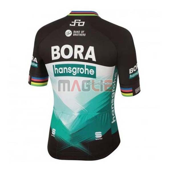 Maglia Bora-Hansgrone Manica Corta 2020 Verde Nero